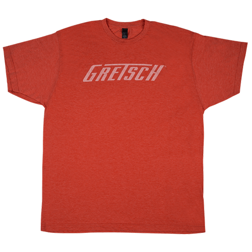 GRETSCH LOGO TEE HEATHER ORANGE