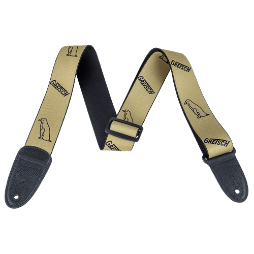 GRETSCH PENGUIN STRAP GOLD/BLACK