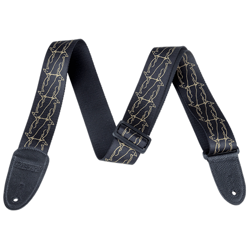 Double Penguin Strap - Black/Gold