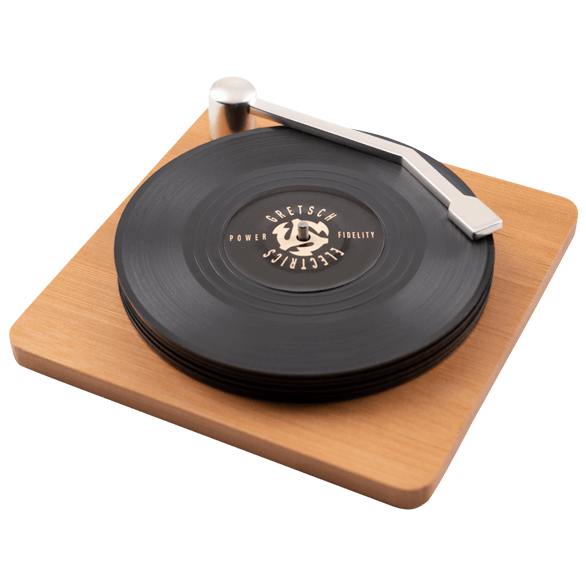 GRETSCH P&F VINYL COASTER SET